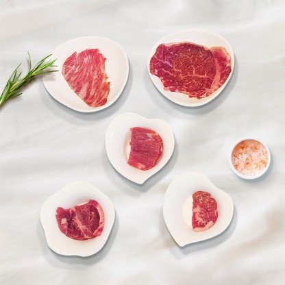 선현한우 채끝살+안심+부채살+살치살+국거리 세트 한우 1+, 1++ 9등급 거세우 1.5kg 아이들용 국거리용 구이용 