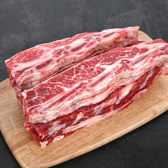 선현한우 미국산 LA갈비+ 미국산 소갈비 세트(구이용 기름 제거,세절용) 3kg, 6kg, 9kg 수입산  LA갈비 미국산
